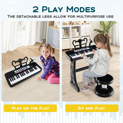 Costzon Kids Piano, 37 Key Piano Toy Keyboard w/ Microphone