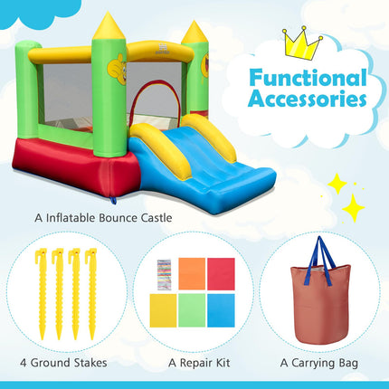 BOUNTECH Inflatable Bounce House（Smiling Face without Air Blower）