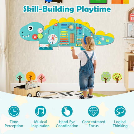 Costzon Dinosaur Activity Wall Busy Board