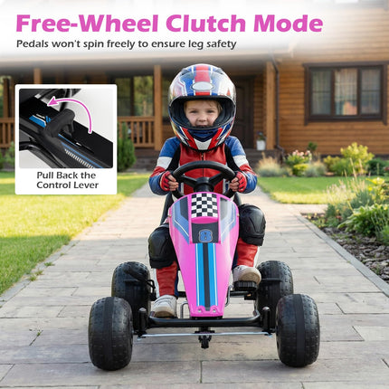 Costzon 4 Wheel Pedal Go Kart