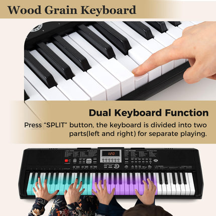 Costzon 61 Key Keyboard Piano Electric Digital Piano Keyboard