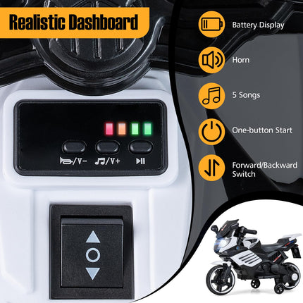 Costzon 6V Kids Ride On Motorcycle Electric Motorbike