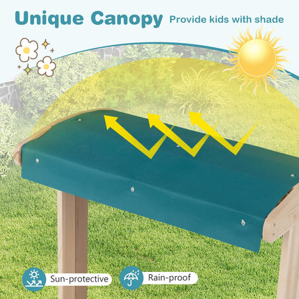 Costzon Easel for Kids Indoor Outdoor Art Toddler Easel