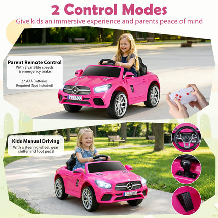 Costzon Ride On Car 12V Licensed Mercedes Benz Electric Vehicles