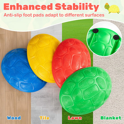 Costzon Stepping Stones for Kids 8 PCS Non-Slip