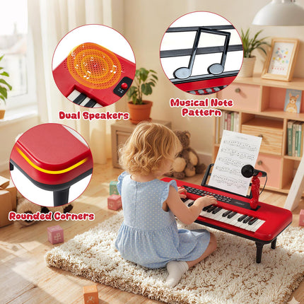 Costzon Kids Piano Keyboard 37 Keys Digital Piano for Kids