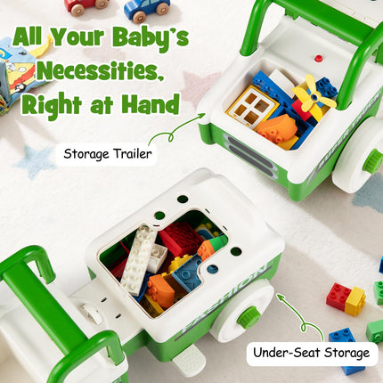 Costzon 4-in-1 Ride On Push Car for Toddlers