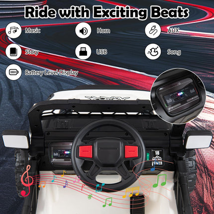 Costzon Ride on Car Truck with Remote Control for Boys Girls | 12V Electric Vehicles