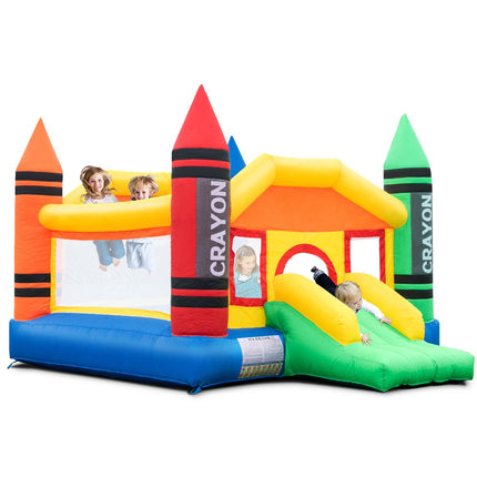 Costzon Kids Inflatable Bounce House Without Blower