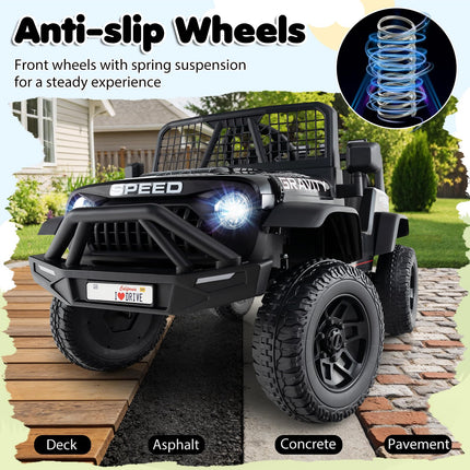 Costzon 24V Ride on Truck Kids Car for Boys & Girls Aged 3+