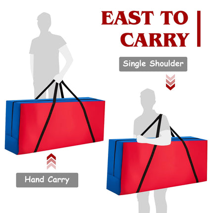 Costzon Giant 4 in a Row Game Carrying Bag (Game Not Included), Carry and Storage Bag for Jumbo 4-to-Score Giant Game Set