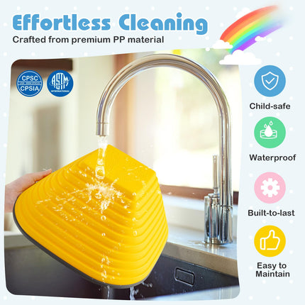 Costzon Stepping Stones for Kids, Non-Slip Toddler Sensory Balance Blocks