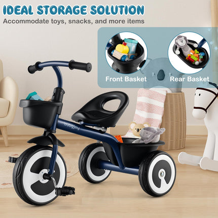 Kids Trike with Adjustable Seat  for Boys and Girls 1.5 to 5 Years Old
