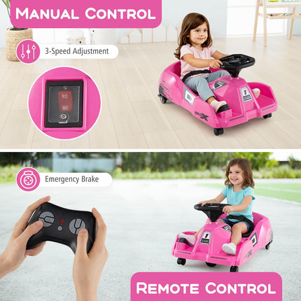 12V Electric Cleaning Go Kart with Detachable Mop and Remote Control