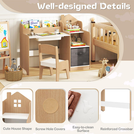 Costzon Kids Desk and Chair Set