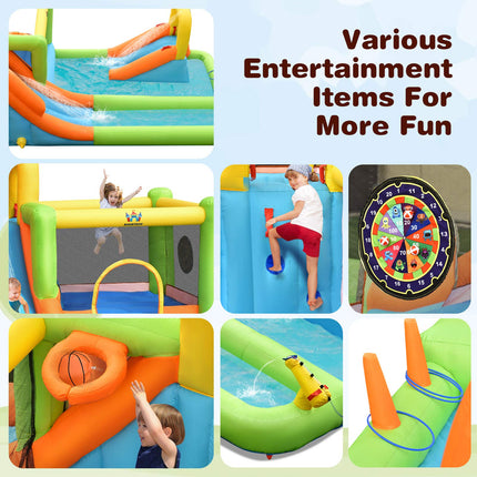 BOUNTECH Inflatable Water Slide, 20.5x11FT Mega Waterslide Park Bounce House for Outdoor Fun w/Long Slide