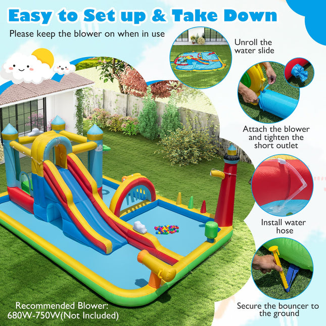 Costzon Kids Mega Water Park Bounce House