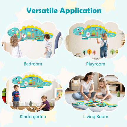 Costzon Dinosaur Activity Wall Busy Board