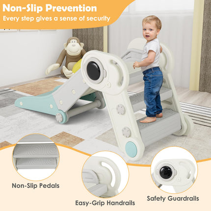 BABY JOY Toddler Slide Foldable Slide for Kids Toddlers