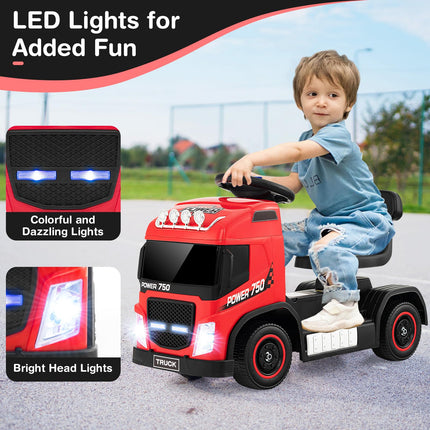 Costzon Ride on Car, 6V Battery Powered Kids Car to Drive with Height Adjustable Seat