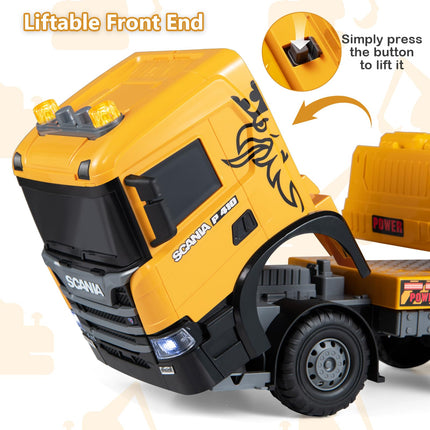Costzon Licensed Scania Excavator Toy with Adjustable Arm Bucket(Excavator)