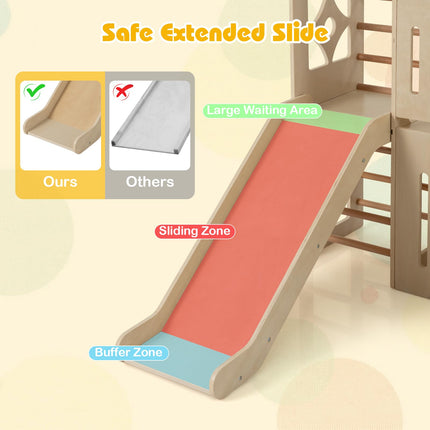 Costzon 8-in-1 Indoor Playground Jungle Gym