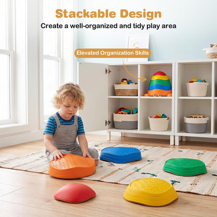 Costzon 6 Pieces Stepping Stones for Kids