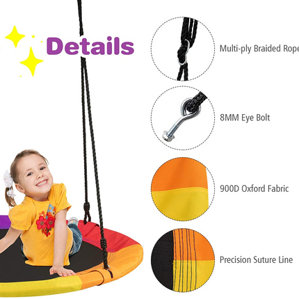 Costzon 550lbs Metal Swing Sets for Backyard, Heavy Duty Full Steel Swing Frame A-Frame Swing Stand