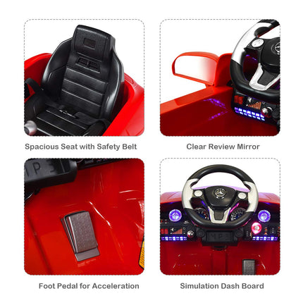 Costzon Ride On Car Licensed Mercedes Benz SLS Battery Powered Electric Car
