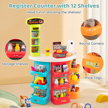 Costzon Grocery Store Playset Grocery Store Pretend Play