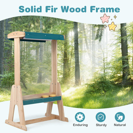Costzon Easel for Kids Indoor Outdoor Art Toddler Easel