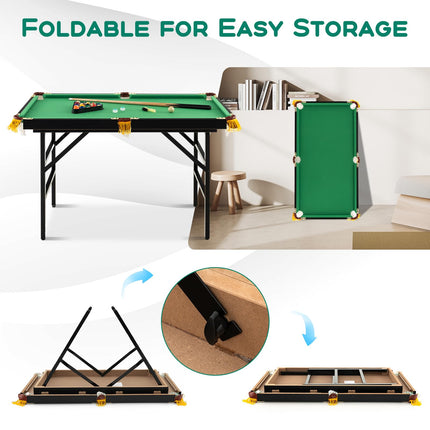 Costzon Billiard Table Pool Game Table Includes Cues