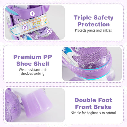 Costzon Kids Roller Skates for Girls Boys
