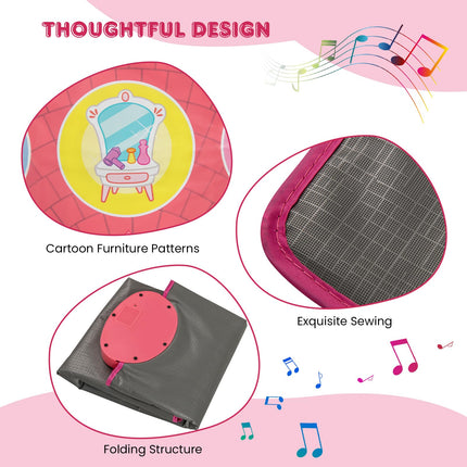 Costzon Dance Mat Electronic Dance Pad Step Play Mat with 3 Game Modes