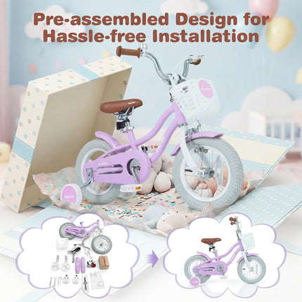 12 Inch Boys Girls Bike w/Adjustable Seat