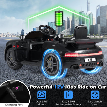 Costzon Ride on Car | 12V Licensed RUF CTR Kids' Electric Vehicle w/Remote Control