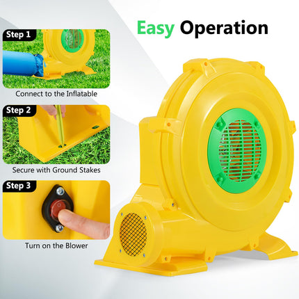 Costzon Air Blower Pump Fan Commercial Inflatable Bouncer Blower for Inflatables