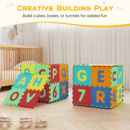 Costzon 36 Tiles Kids Non-Slip & Waterproof Interlocking Foam Tiles Play Mat