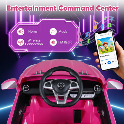 Costzon Ride On Car 12V Licensed Mercedes Benz Electric Vehicles