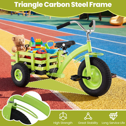 Costzon Kids Tricycle with Storage Basket