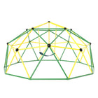 Costzon Climbing Dome with Swing, 10FT Outdoor Jungle Gym Monkey Bar Climbing Toys for Toddlers