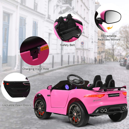 Costzon Ride on Car, 12V Licensed Jaguar F-Type SVR Battery Powered Ride on Toy w/Remote Control