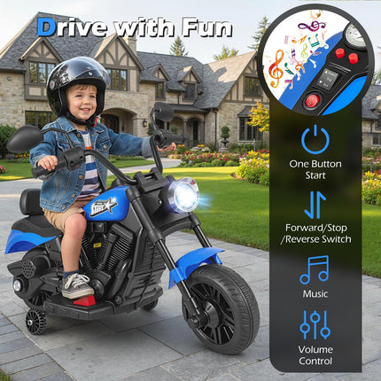 Costzon Kids Motorcycle 6V Chopper Motorbike Ride on Toy
