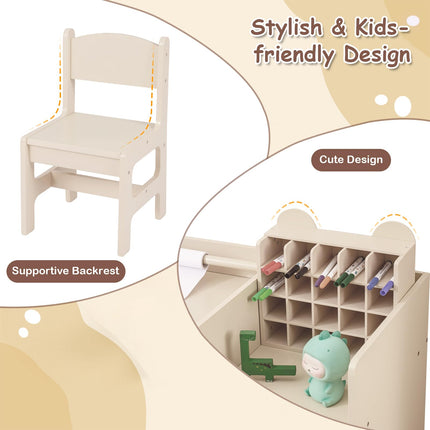 Costzon Kids Desk and Chair Set Art Activity Desk Set