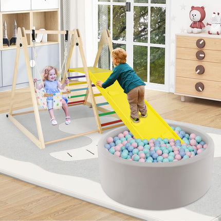 Costzon Indoor Jungle Gym Montessori Climbing Toys for Toddlers