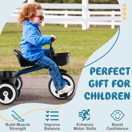 Kids Trike with Adjustable Seat  for Boys and Girls 1.5 to 5 Years Old