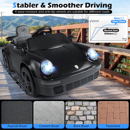 Costzon Ride on Car | 12V Licensed RUF CTR Kids' Electric Vehicle w/Remote Control