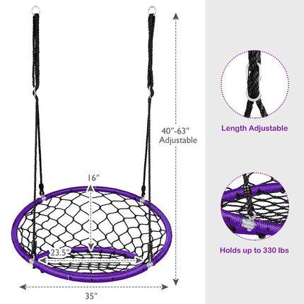 Costzon Web Chair Swing Kids Tree Swing Set