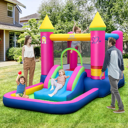 BOUNTECH Inflatable Bounce House with Ball Pit Princess Bouncy House for Kids