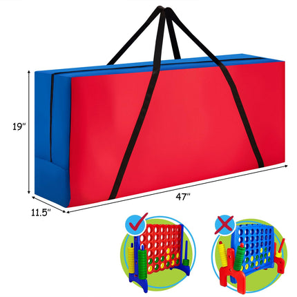 Costzon Giant 4 in a Row Game Carrying Bag (Game Not Included), Carry and Storage Bag for Jumbo 4-to-Score Giant Game Set
